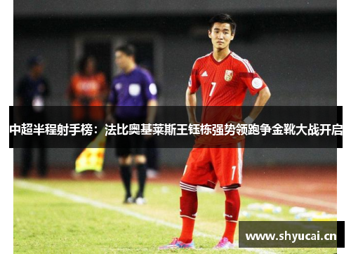中超半程射手榜：法比奥基莱斯王钰栋强势领跑争金靴大战开启