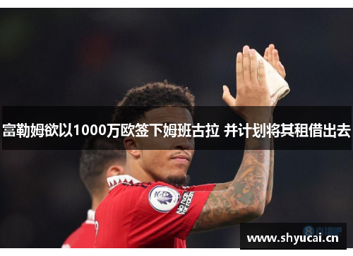富勒姆欲以1000万欧签下姆班古拉 并计划将其租借出去 富勒姆欲以1000万欧签下姆班古拉 并计划将其租借出去